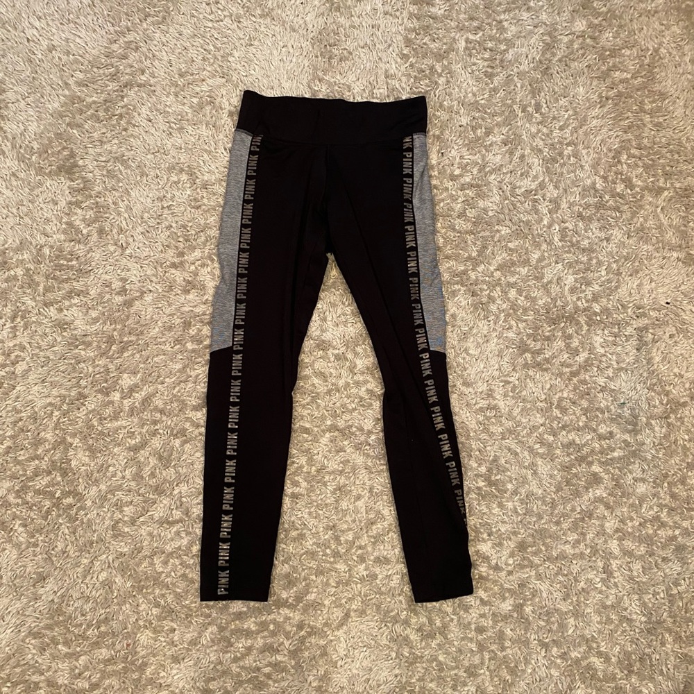 athletic leggings, Pink brand, size M